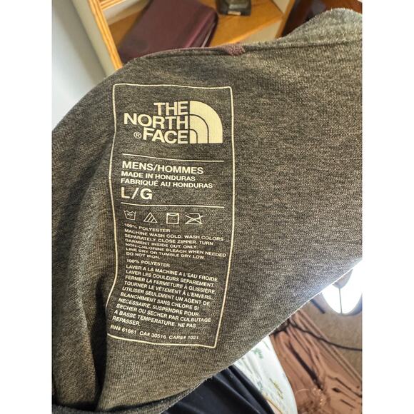 THE NORTH FACE Size Large Men Short Sleeve Blue Print The North Face - Picture 2 of 5